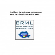 Certificat de etalonare...